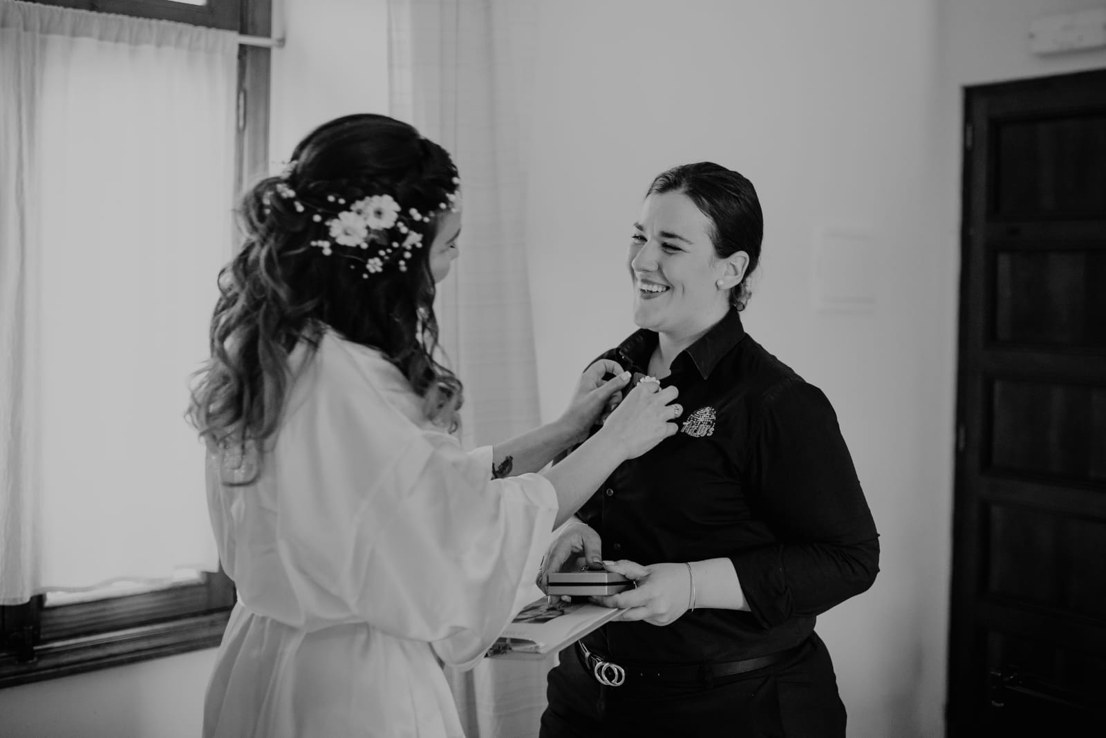 Detalle de la novia